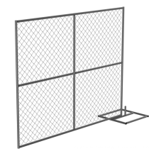 Dog proof, prismatic chain link fence, easy installation protection Iron wire mesh fence